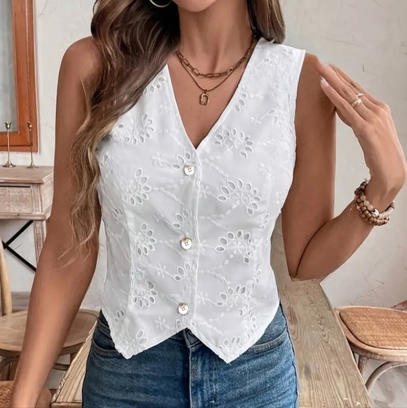 New! Trendy  Vest - Chic & Creative Style Size xl - Picture 7 of 7